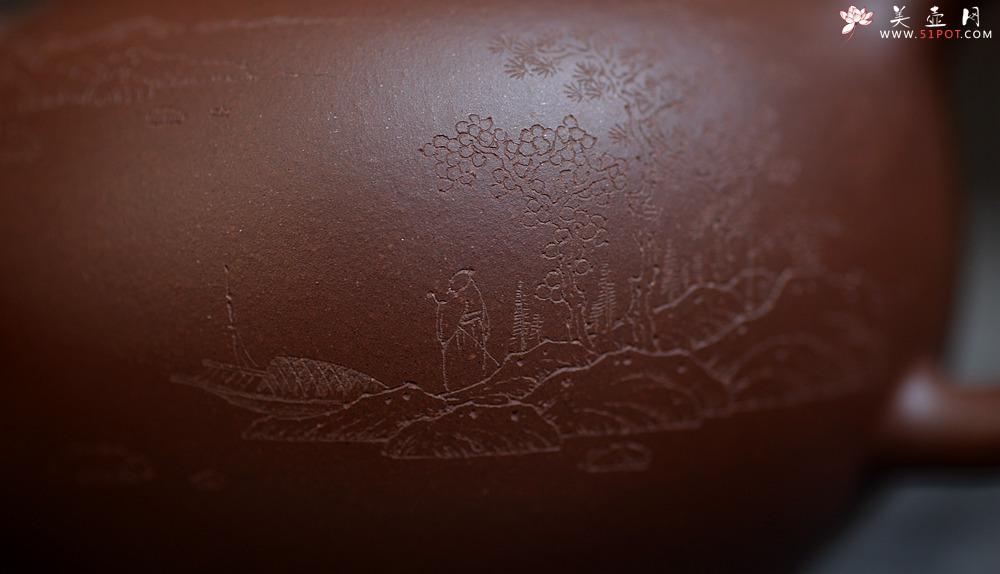 紫砂壶图片：曲峰精品 国师和石装饰 传统刹凹 全手掇只 推荐细品~ - 美壶网