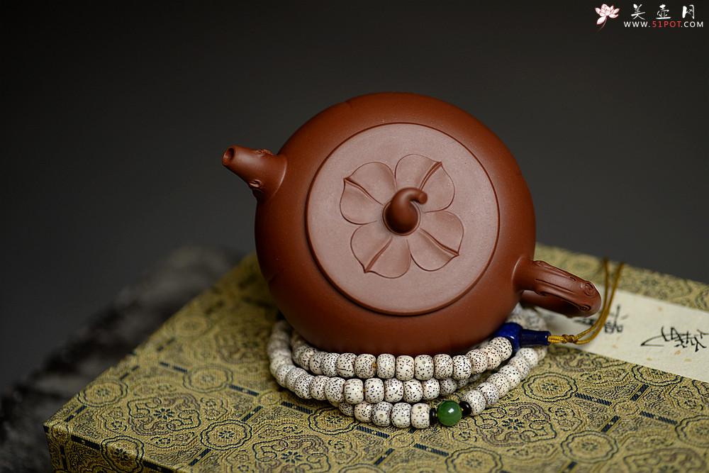 紫砂壶图片：曲峰原创作品 全手柿意 事事如意 精品花货 - 美壶网