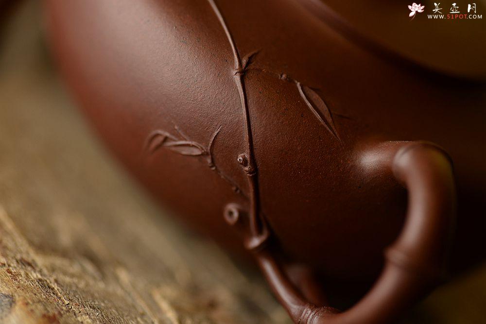 紫砂壶图片:灵秀之作 潘丹初全手竹趣二式 线条简练 爱不释手 - 美壶网