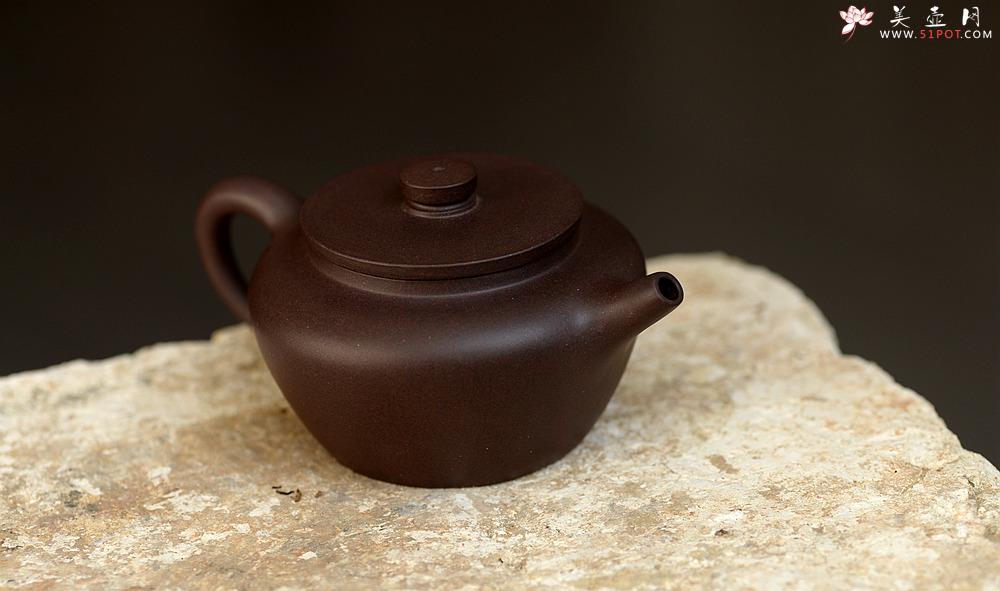 紫砂壶图片：鸿渝山房新品 美壶特惠 桑扁 耐品实用 - 美壶网