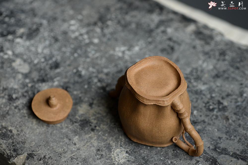 紫砂壶图片：林秀明原创作品 全手清逸 灵秀之作 古朴自然 - 美壶网