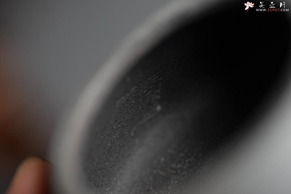 紫砂壶图片：周斌新作 知秋精炼刀法 蕉阴浓处烹新茶 全手大口石瓢 - 美壶网