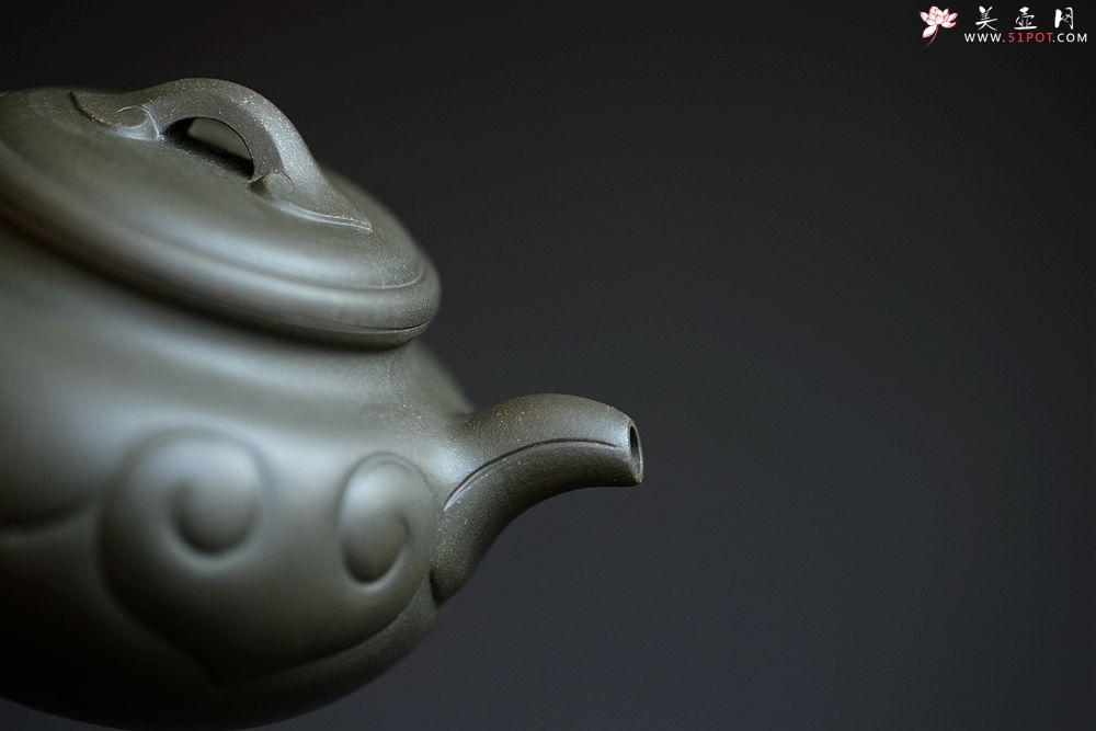 紫砂壶图片：青段仿古如意 典雅之作 雍容华贵~ 精工 - 美壶网