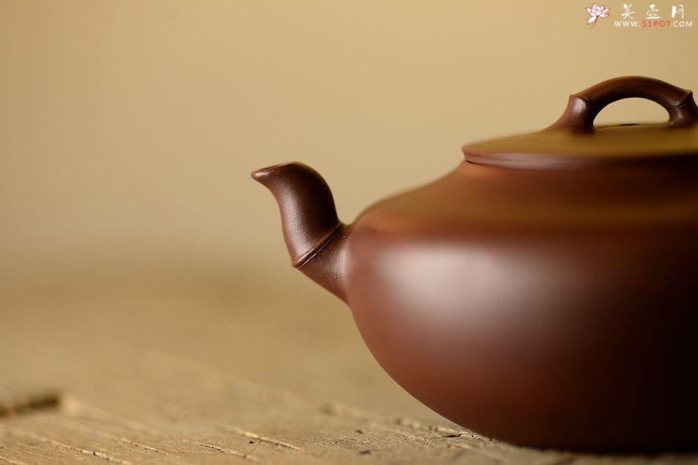 紫砂壶图片:灵秀之作 潘丹初全手竹趣二式 线条简练 爱不释手 - 美壶网
