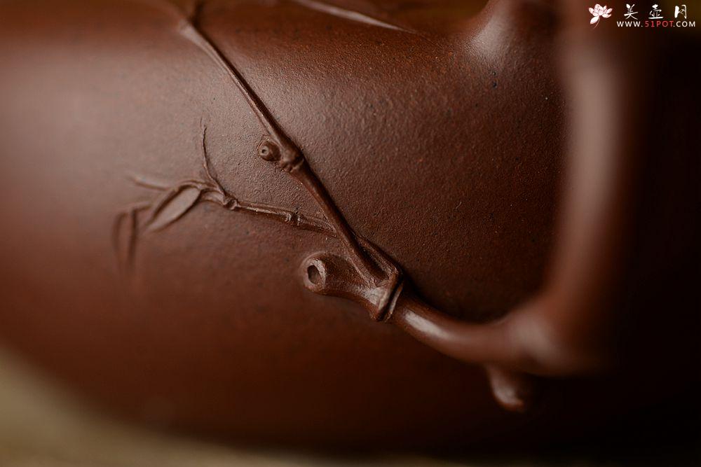 紫砂壶图片:灵秀之作 潘丹初全手竹趣二式 线条简练 爱不释手 - 美壶网