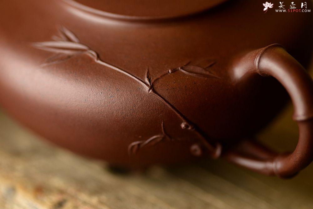 紫砂壶图片:灵秀之作 潘丹初全手竹趣二式 线条简练 爱不释手 - 美壶网