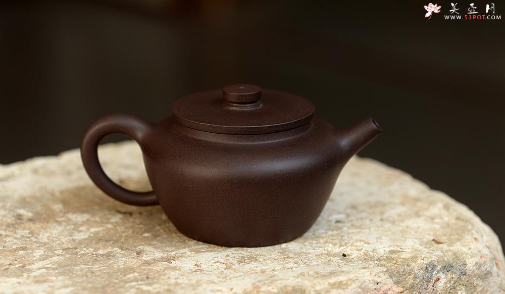 紫砂壶图片：鸿渝山房新品 美壶特惠 桑扁 耐品实用 - 美壶网