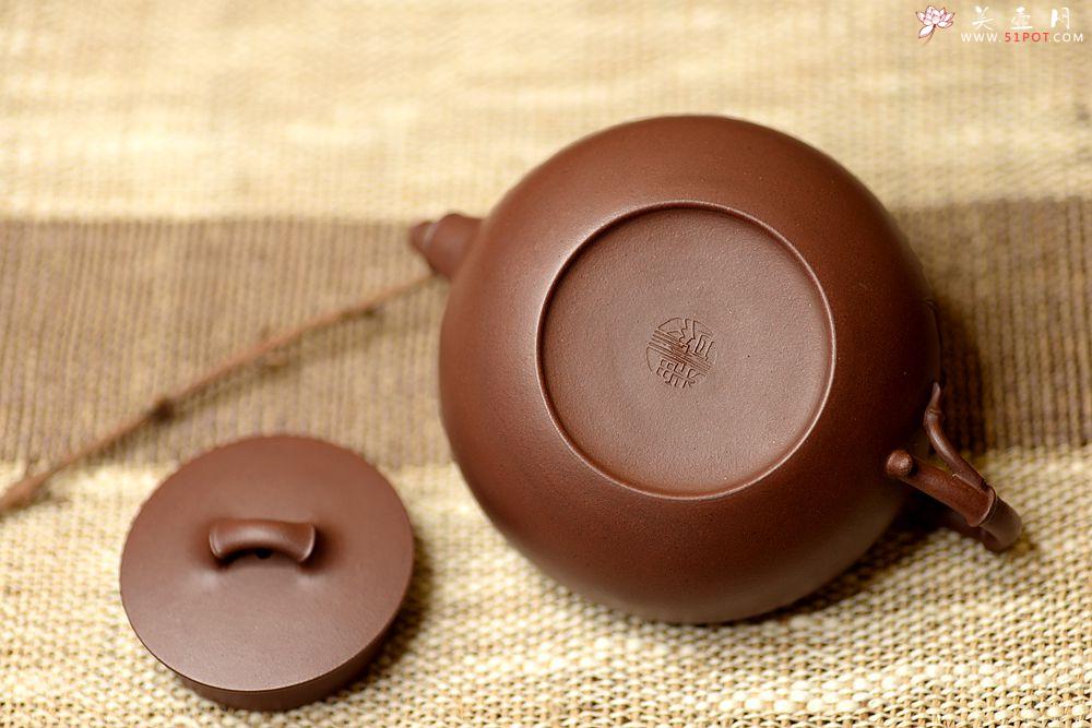 紫砂壶图片:灵秀之作 潘丹初全手竹趣二式 线条简练 爱不释手 - 美壶网