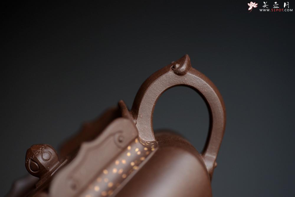 紫砂壶图片：史金妹经典之作 精品如意僧帽  传统文化 做工精致 - 美壶网
