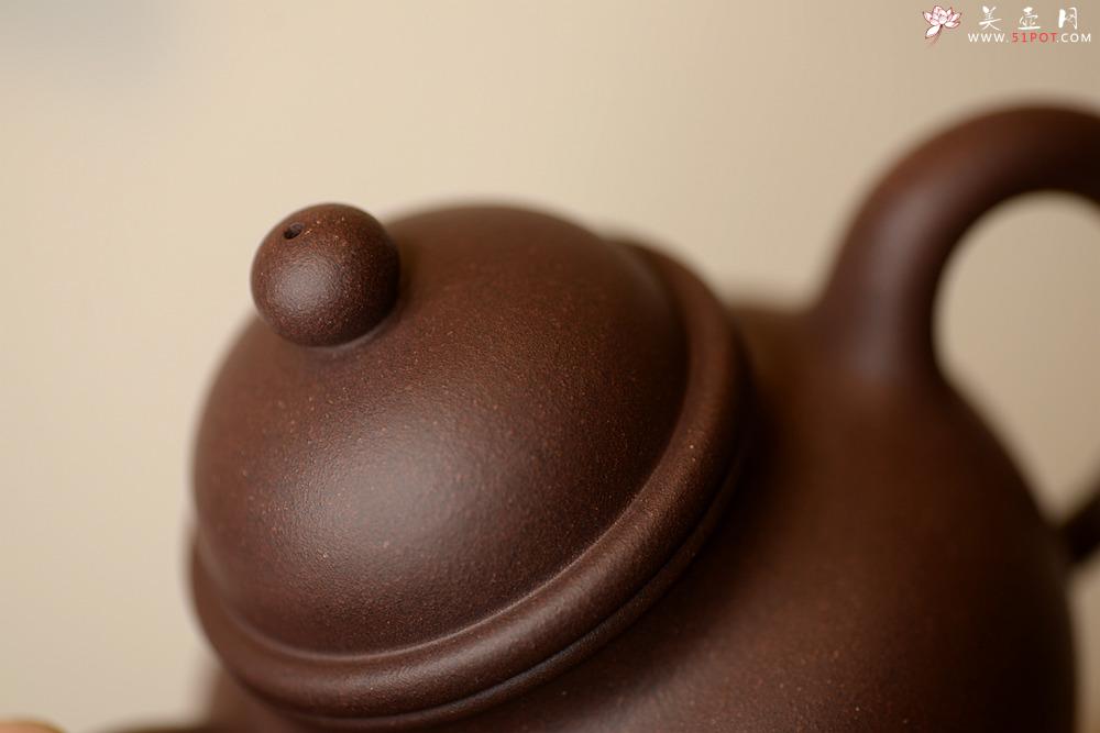 紫砂壶图片：经典再现 全手寿珍掇球 传统实用 - 美壶网
