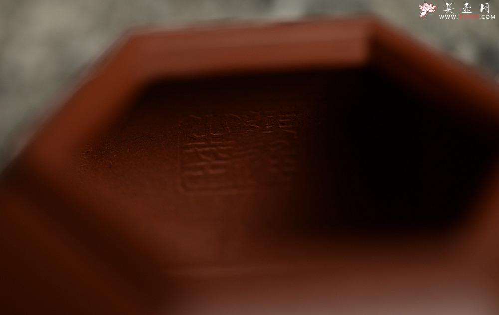 紫砂壶图片：陈进全手工近作 六方禅钟 线条流畅 块面过渡自然 - 美壶网