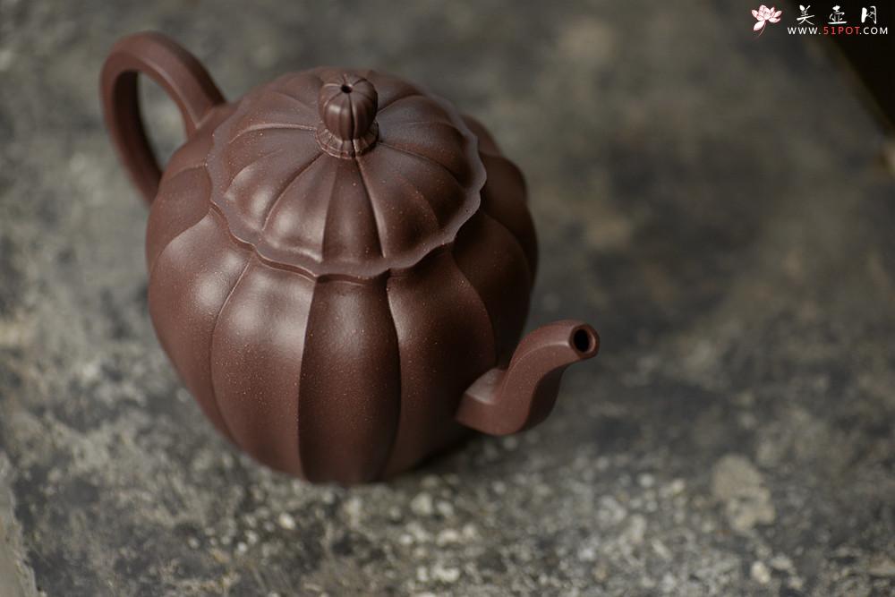紫砂壶图片：筋囊大品 明针优秀 性价比突出~ 水仙 线条优美 - 美壶网
