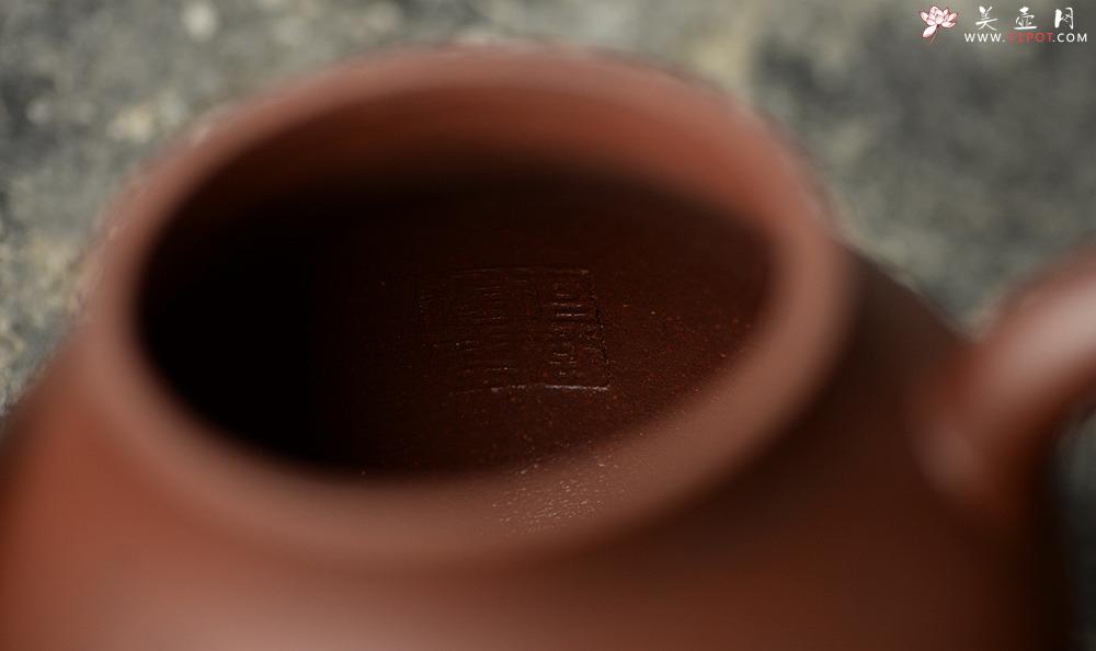 紫砂壶图片：文雅十足 李彦雄精心装饰 传统经典  全手老味思亭 - 美壶网
