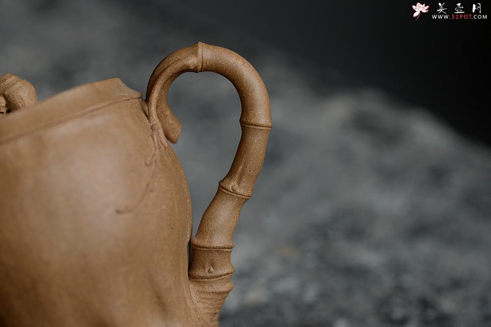 紫砂壶图片：林秀明原创作品 全手清逸 灵秀之作 古朴自然 - 美壶网