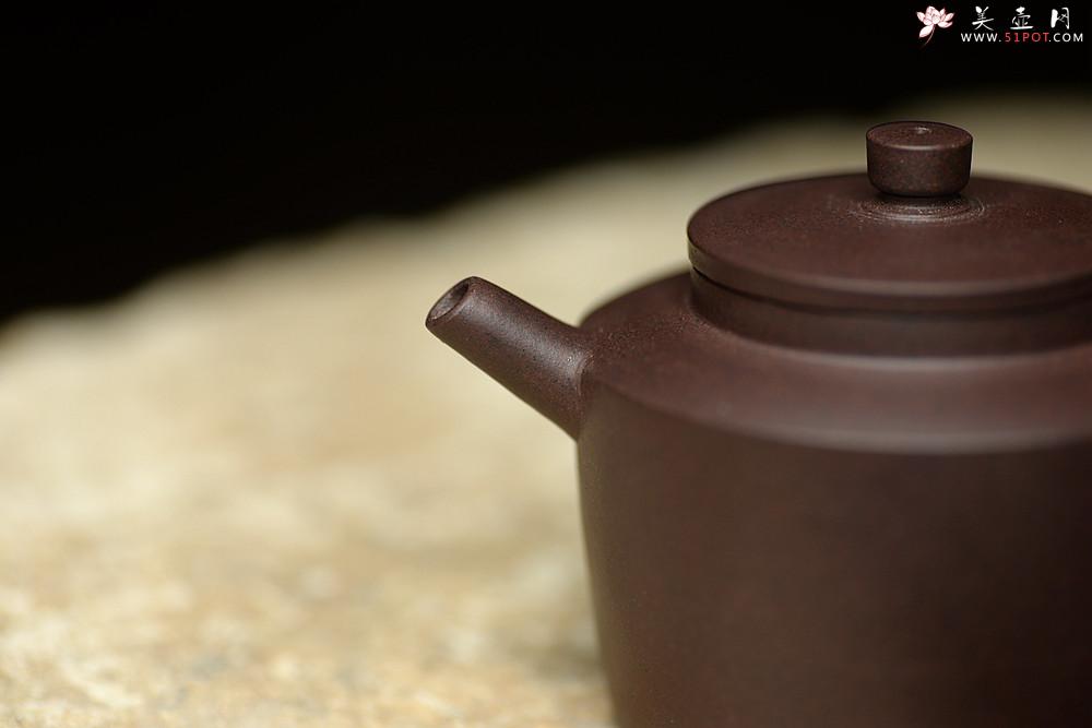 紫砂壶图片：美壶特惠 古朴文气 炮管直流 小德中 - 美壶网