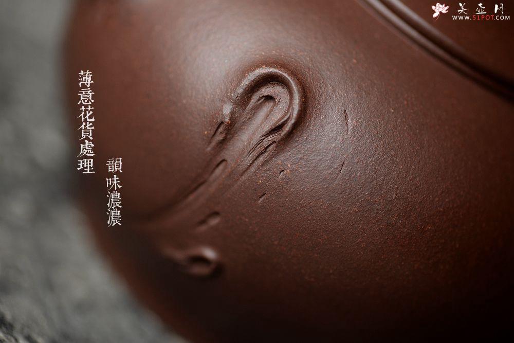 紫砂壶图片：高雪琴新作 线条流畅 端庄秀美 新意花器 全手冬韵 - 美壶网