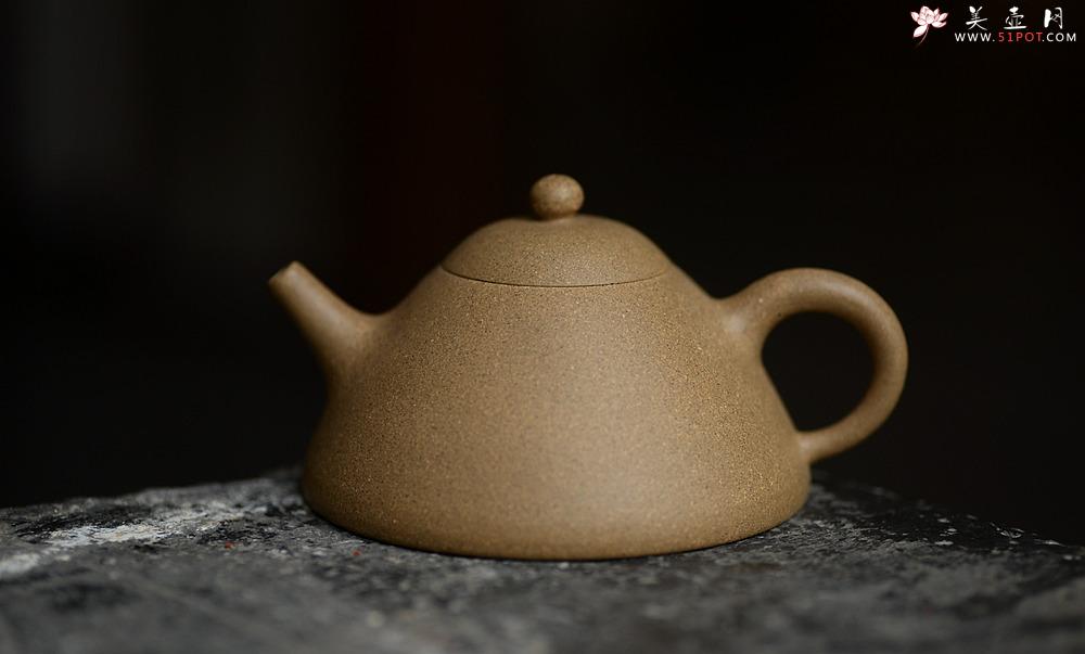紫砂壶图片：美壶特惠 老味经典 石铫壶 原矿老段泥 - 美壶网