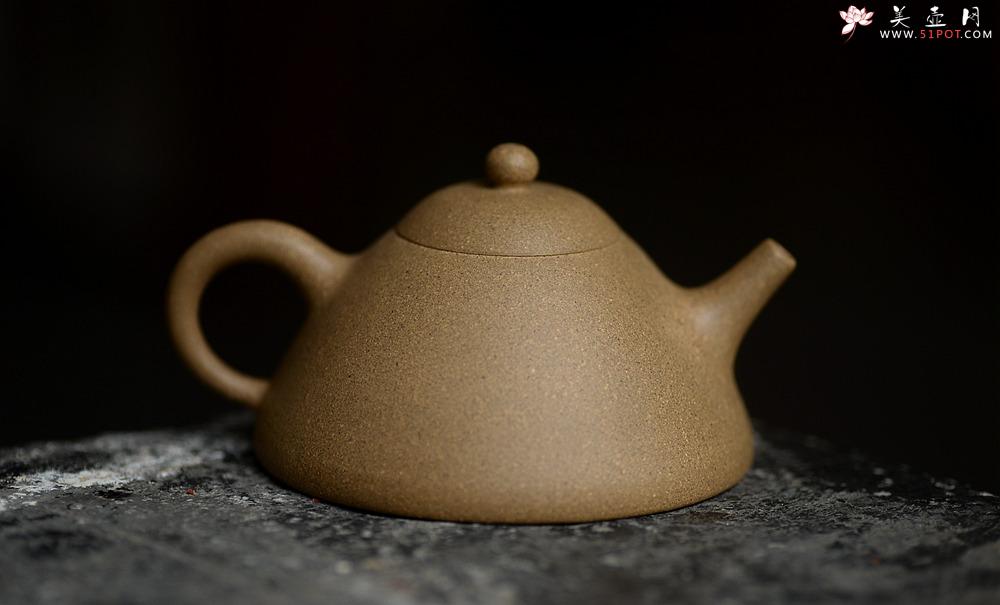 紫砂壶图片：美壶特惠 老味经典 石铫壶 原矿老段泥 - 美壶网