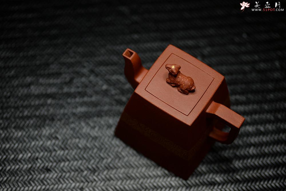 紫砂壶图片：何卫枫全手新作  红红火火 壶势巍巍 流把精致~  大吉祥 - 美壶网