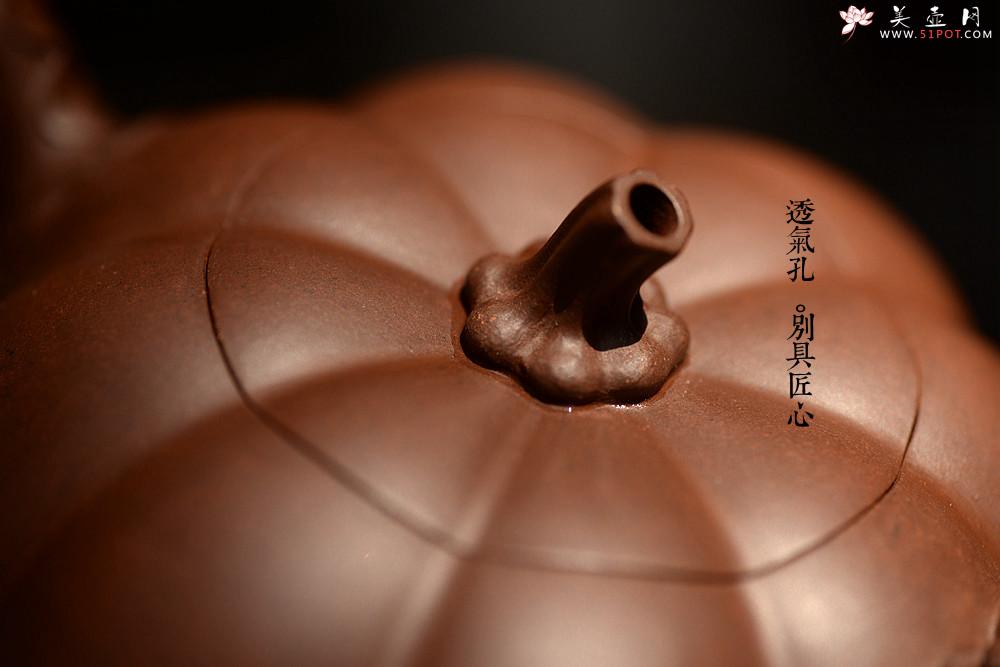 紫砂壶图片：花货奇才顾正芳新作 灵韵秀雅 全手南瓜 田园丰韵~ - 美壶网