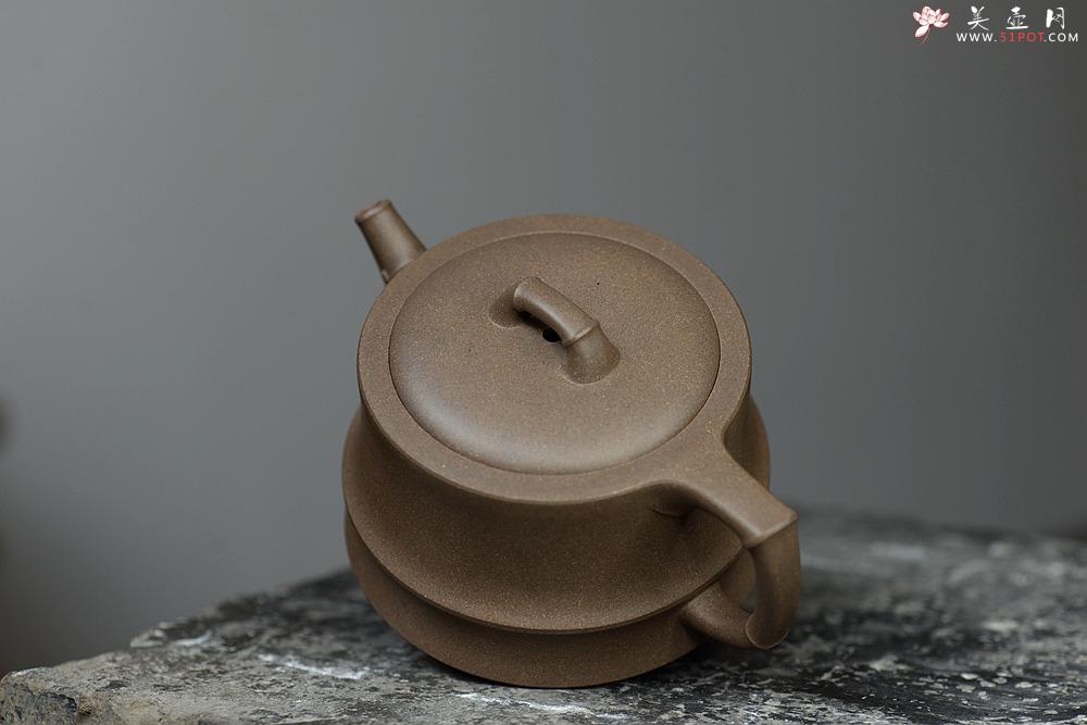 紫砂壶图片：优质青段 邵家俊经典作品 全手简竹段 劲挺秀美 - 美壶网