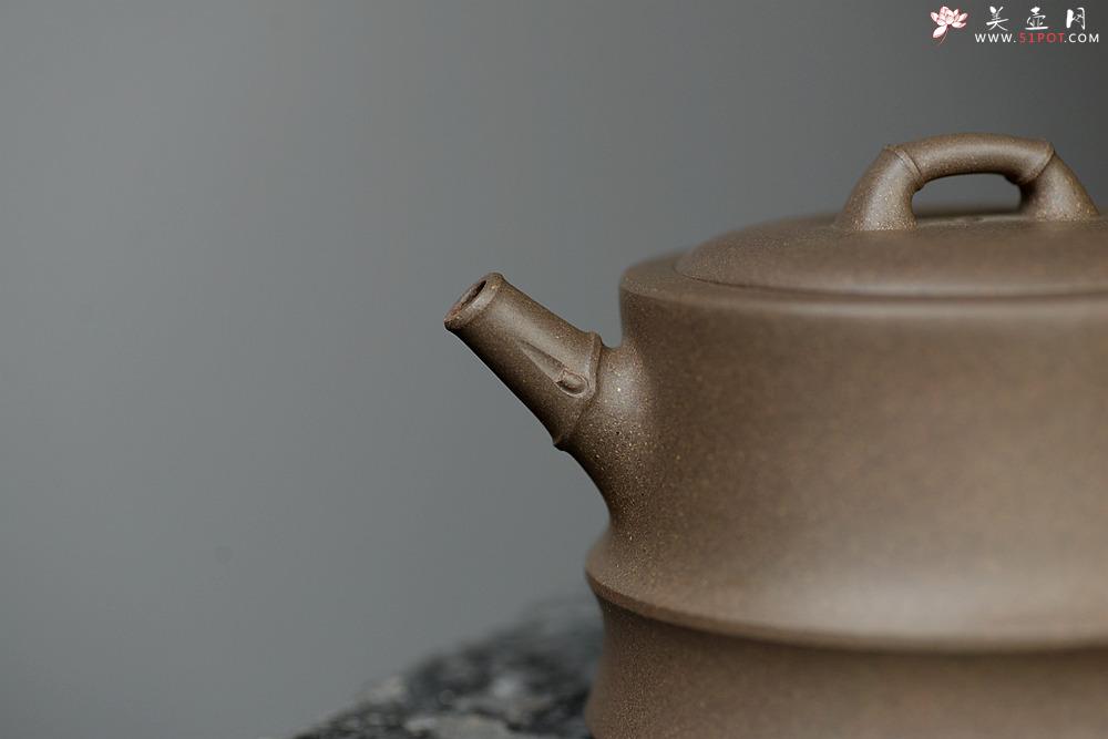 紫砂壶图片：优质青段 邵家俊经典作品 全手简竹段 劲挺秀美 - 美壶网