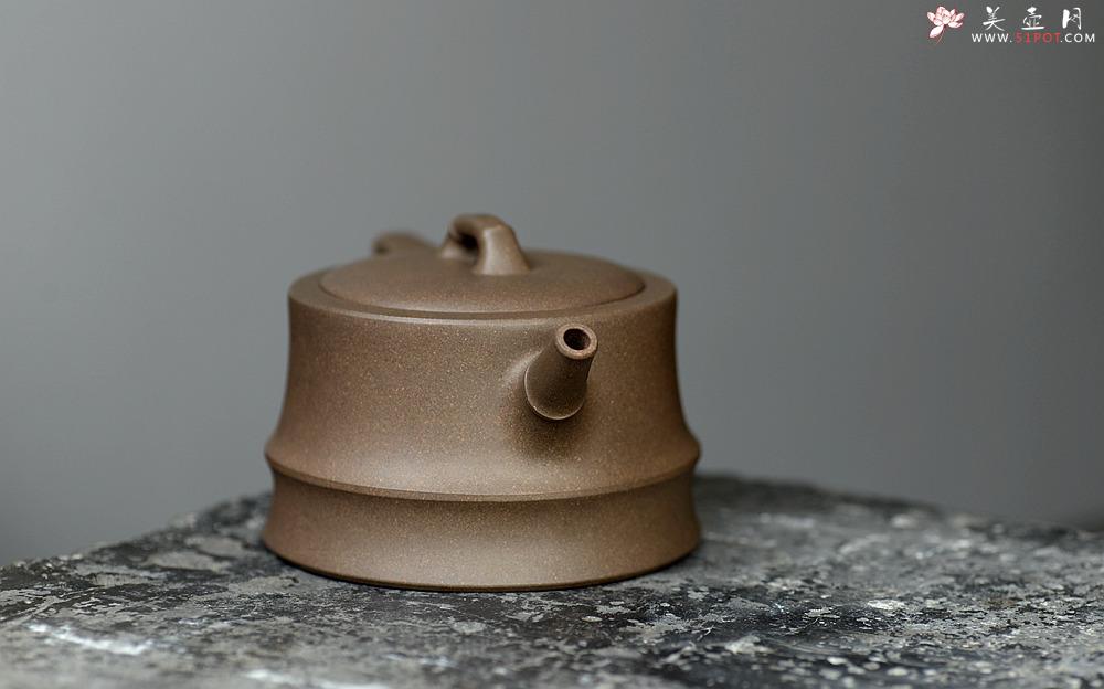 紫砂壶图片：优质青段 邵家俊经典作品 全手简竹段 劲挺秀美 - 美壶网