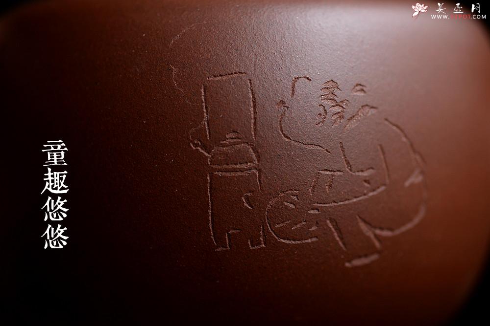 紫砂壶图片：刘世涛自撰壶铭 大富贵菱花 浑厚大气 装饰耐品~ - 美壶网