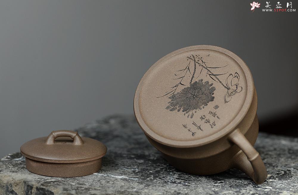 紫砂壶图片：优质青段 邵家俊经典作品 全手简竹段 劲挺秀美 - 美壶网