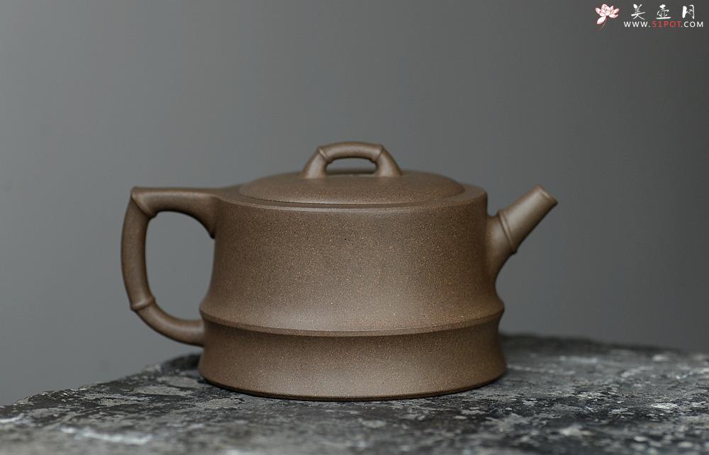 紫砂壶图片：优质青段 邵家俊经典作品 全手简竹段 劲挺秀美 - 美壶网