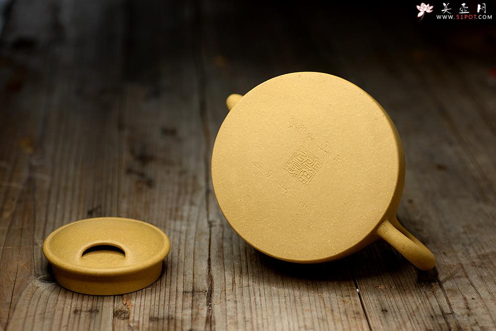 紫砂壶图片：曲峰大气作品 全手大牛盖莲子 实力精品 - 美壶网