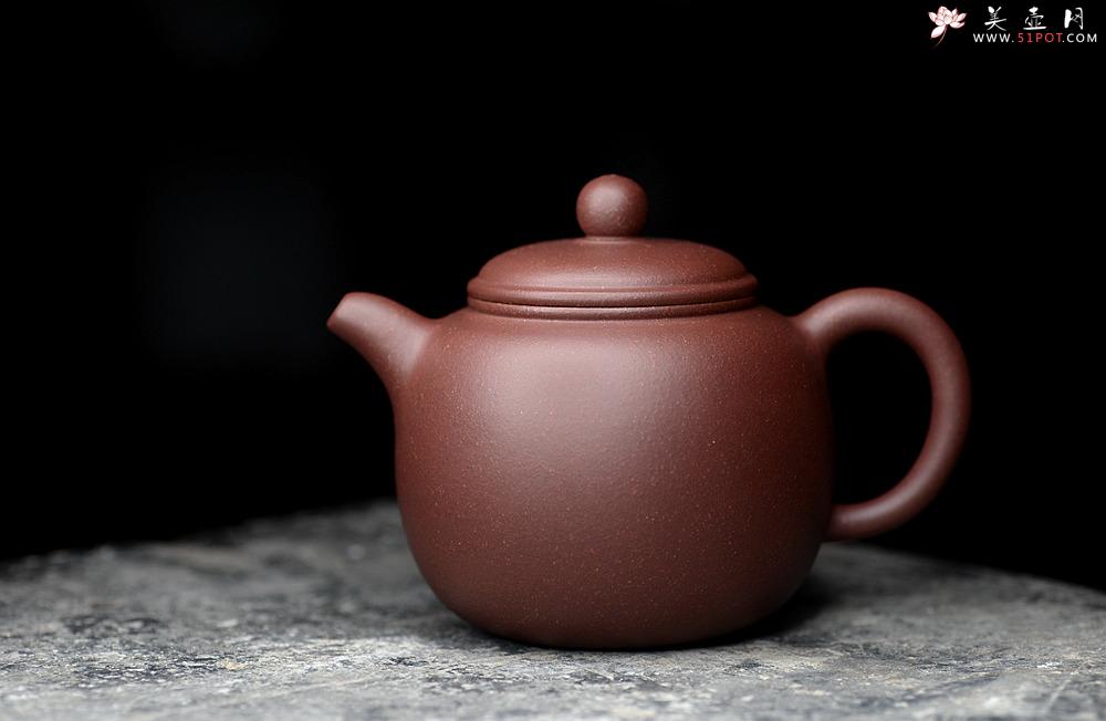 紫砂壶图片：美壶特惠 优质黄龙山紫泥 匏尊 茶人最爱器形 饱满大气 - 美壶网