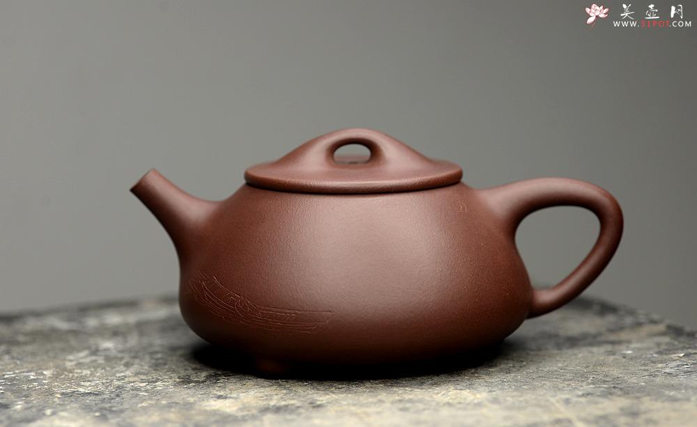 紫砂壶图片：陆轶舟作品 景舟石瓢 相映得趣  文气实用~ - 美壶网