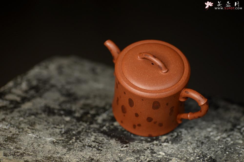 紫砂壶图片：曲峰近作 文气秀雅 优质降坡泥 湘妃 - 美壶网