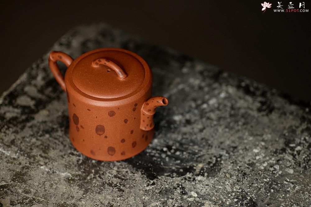 紫砂壶图片：曲峰近作 文气秀雅 优质降坡泥 湘妃 - 美壶网