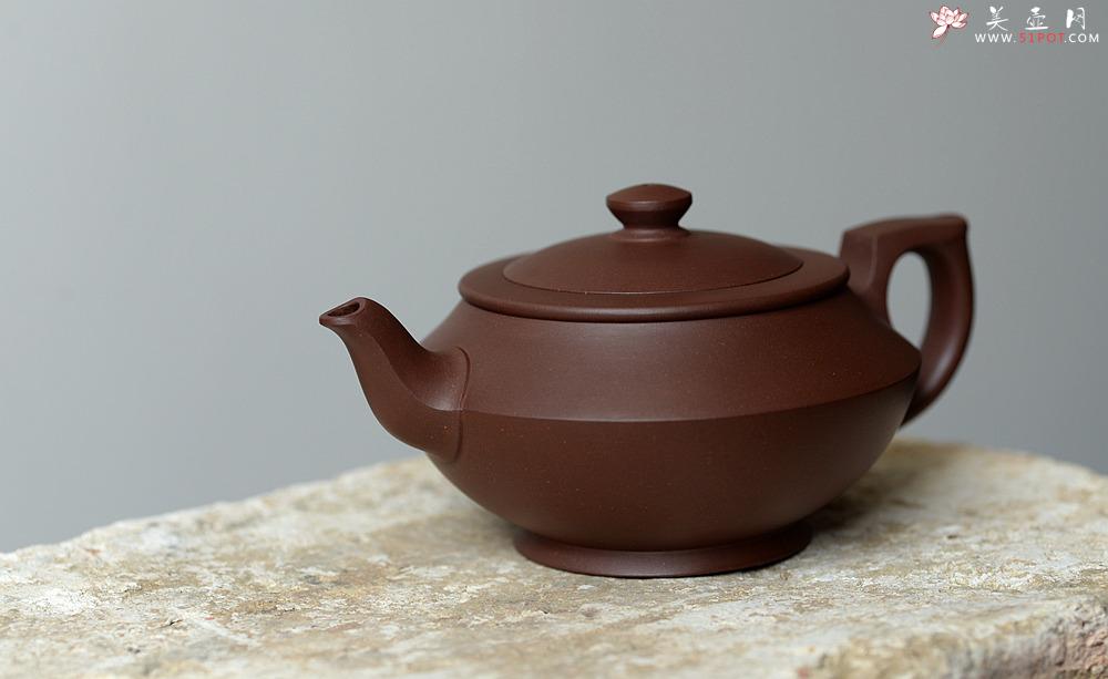 紫砂壶图片：钱建荷作品 全手汉云 精工典范 纯正底槽青 - 美壶网