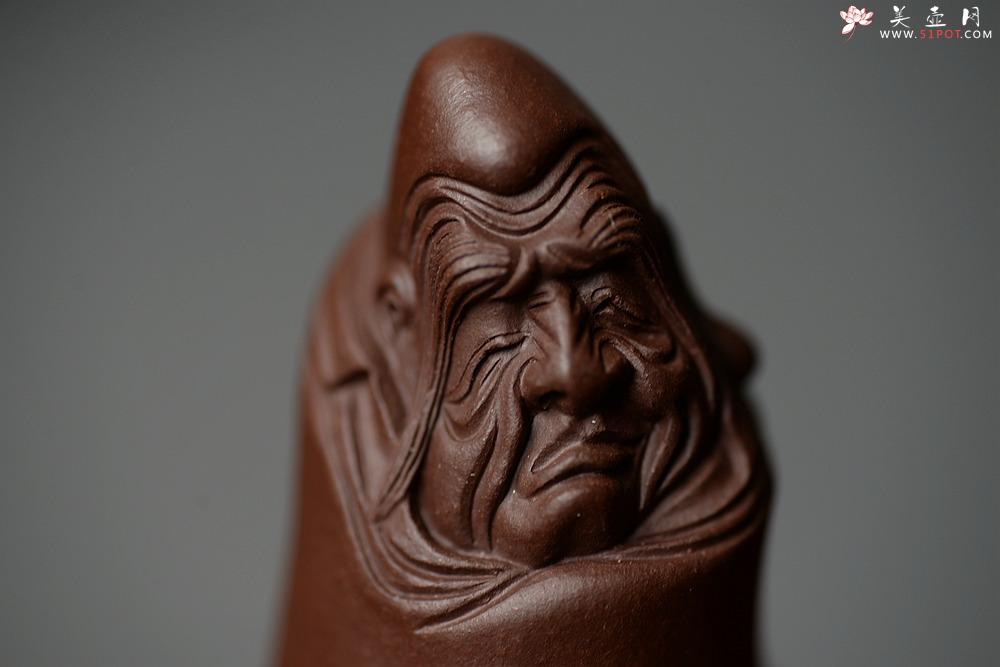 紫砂壶图片：精品茶宠 手把件 精致  守禅 - 美壶网