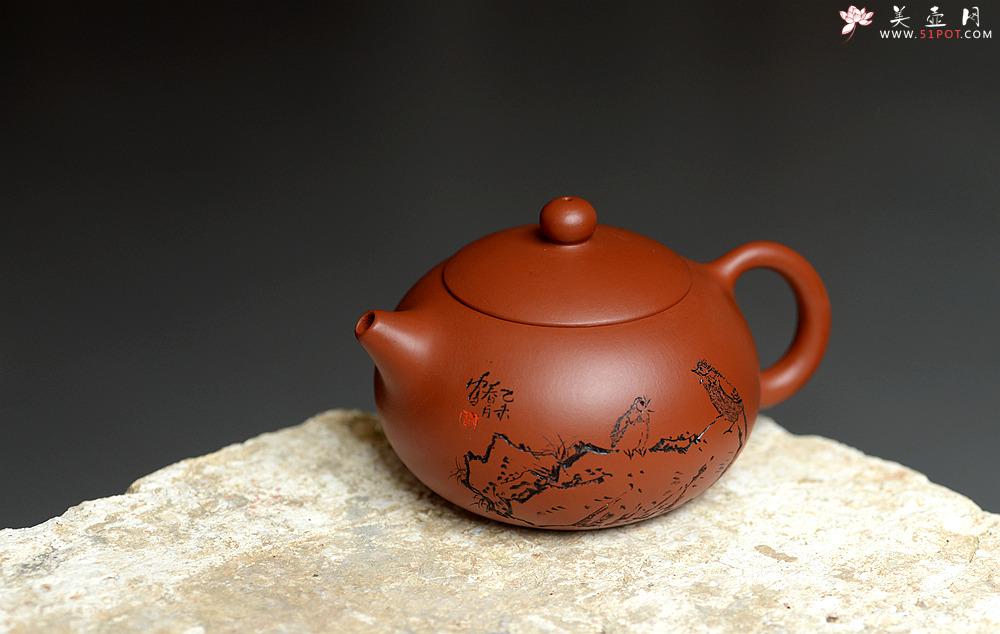 紫砂壶图片:小巧可人 实用有趣 原矿赵庄朱泥之西施 - 美壶网