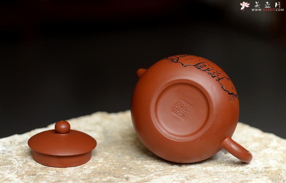 紫砂壶图片:小巧可人 实用有趣 原矿赵庄朱泥之西施 - 美壶网