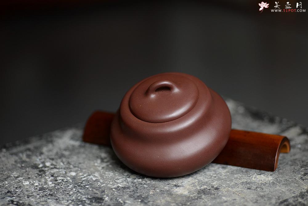 紫砂壶图片：坐禅达摩~ 葫芦茶叶罐 浑厚圆润 - 美壶网