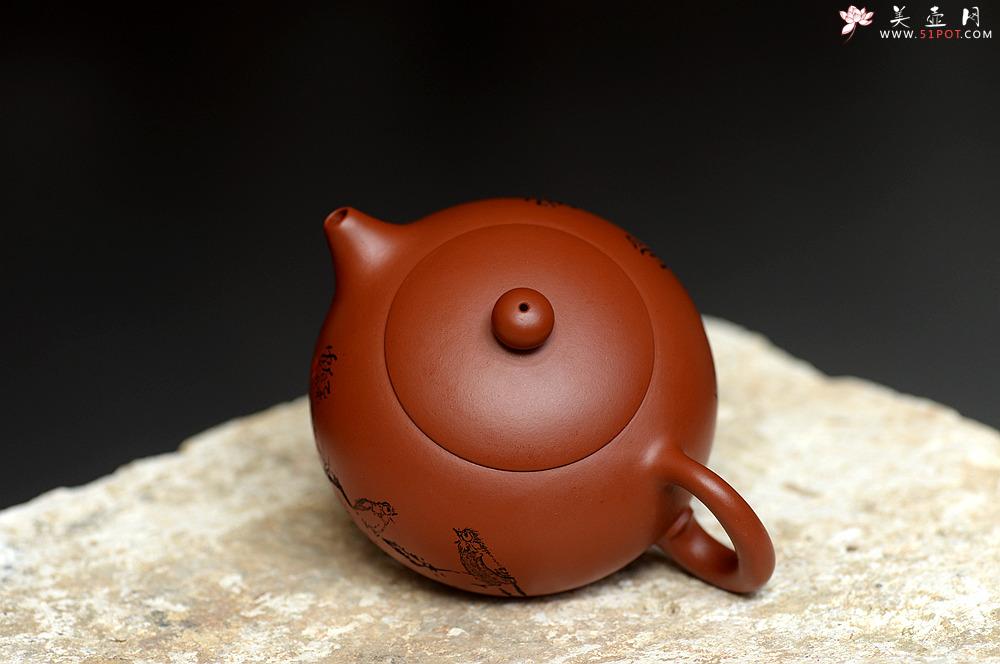 紫砂壶图片:小巧可人 实用有趣 原矿赵庄朱泥之西施 - 美壶网