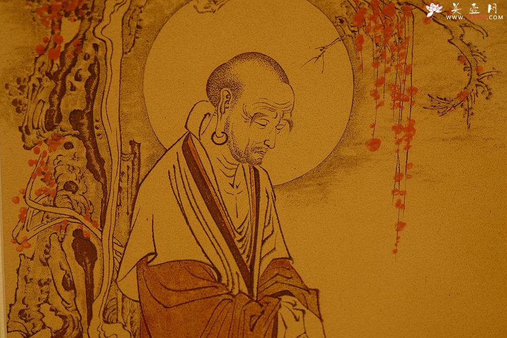 紫砂壶图片：谭华斌精心装饰 罗汉壁画 送礼自珍佳作 - 美壶网