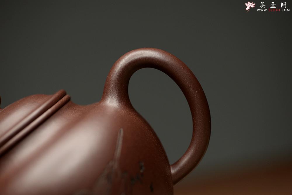 紫砂壶图片：此壶造型饱满 线条流畅 做工精美 掇只 - 美壶网