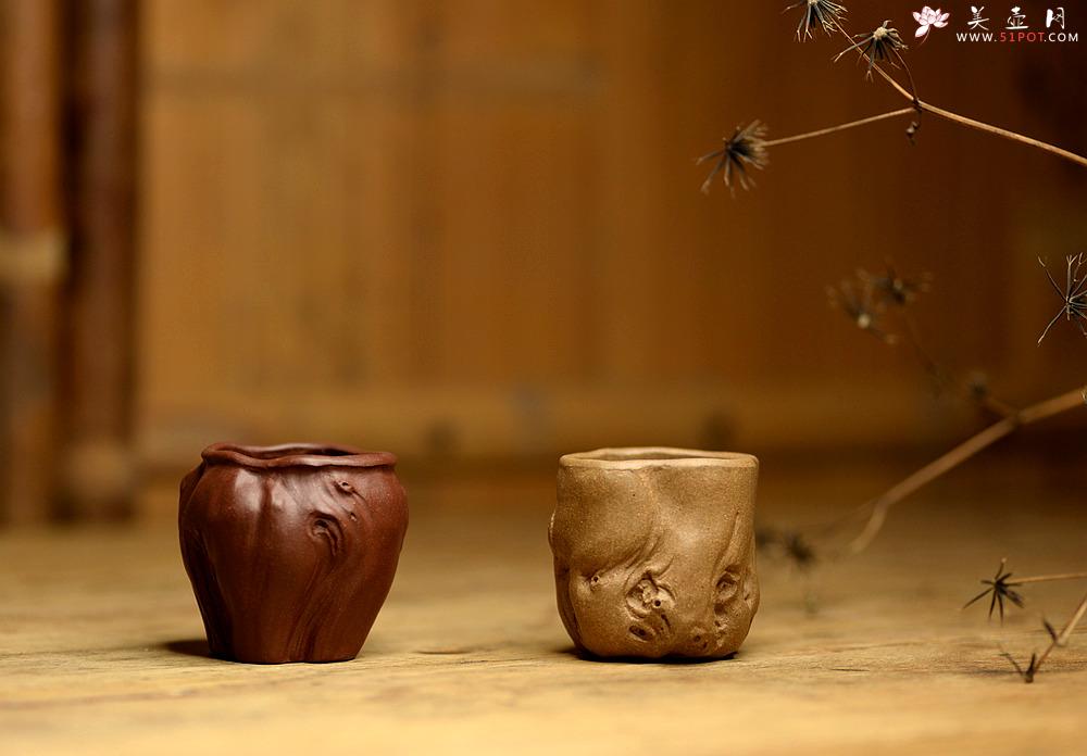 紫砂壶图片：美壶特惠 全手制作 特色主人杯 - 美壶网