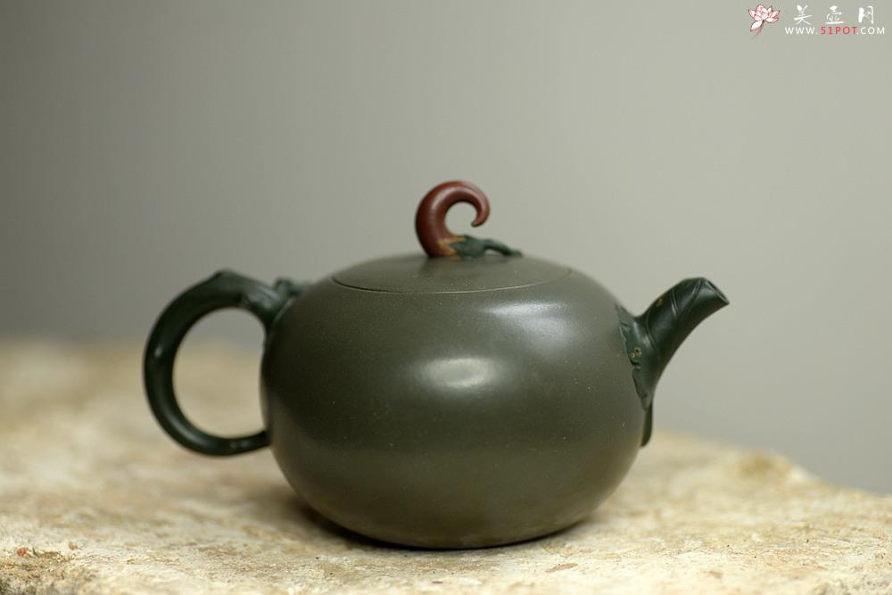 紫砂壶图片：原创作品 孙伟强张新亚合作 辣椒 红红火火 贴叶精湛细腻 - 美壶网