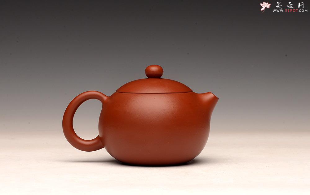 紫砂壶图片：娇艳可人 灵气之作 赵庄朱泥之精品西施  - 美壶网