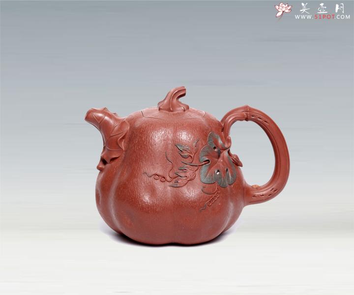 紫砂壶图片：千禧南瓜壶 - 美壶网