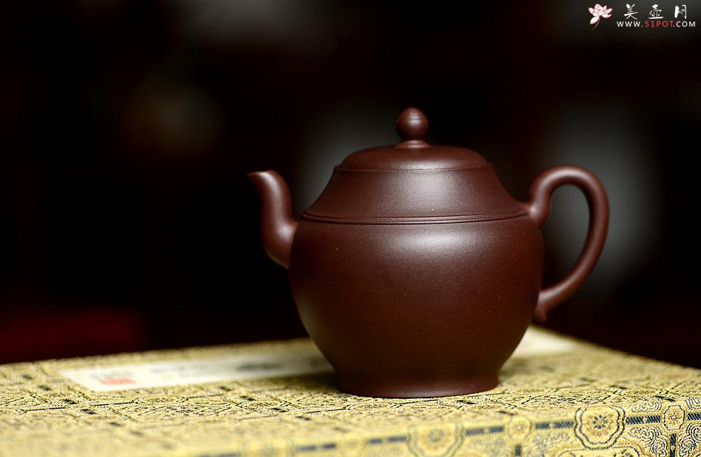 紫砂壶图片：钱琴芳全手新作 挺拔俊秀 韵味独特 汉风 经典作品 - 美壶网