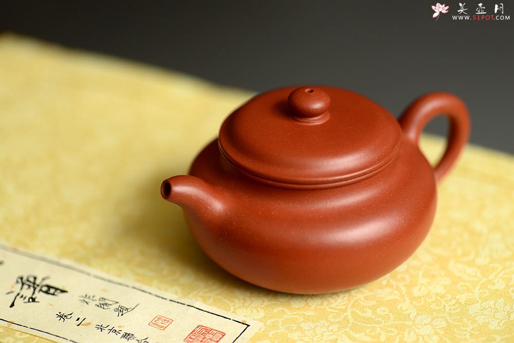 紫砂壶图片：手工练泥 矿质丰富 传统朱泥小仿古 夏日消暑利器 - 美壶网