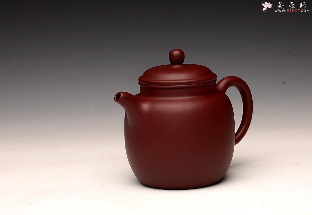 紫砂壶图片：美壶特惠 俞欣荣新作 挺拔俊秀 留云 优质枣红泥 极易泡养 - 美壶网